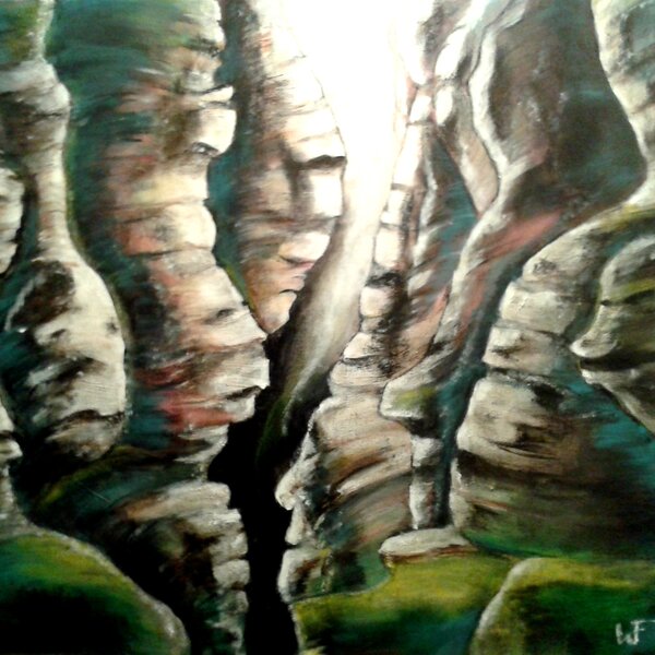 Canyon mit Christo-Eindruck